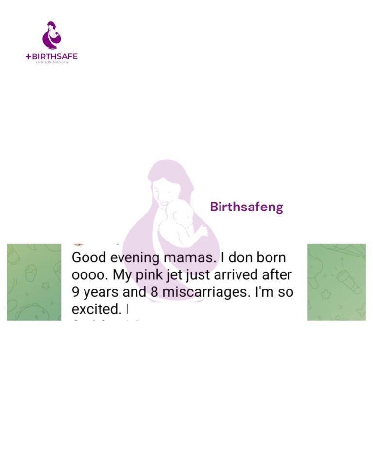 "My rainbow baby is here because of BirthSafe. After so much loss, I finally have my miracle."  - Grateful Mama