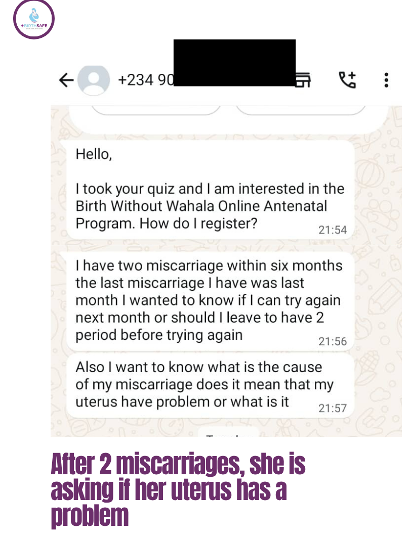 After 2 miscarriages asking about uterus problem