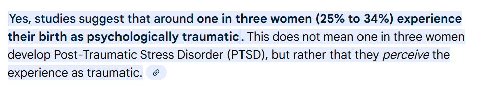 1 in every 3 women experience pregnancy complications